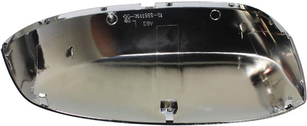 For Cadillac Escalade/Escalade ESV 2007-2014 Door Mirror Cover Driver and Passenger Side | Pair | Chrome | Replacement For 25788160, 25788161