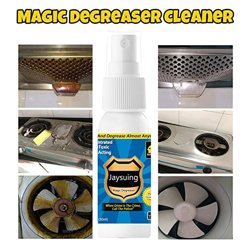 2Pcs Magic Degreaser Cleaner Spray, Kitchen Degreaser, Degreaser Cleaner Heavy Duty Kitchen, Bubble Cleaner Foam, Kitchen Cleaner Spray Degreaser, All Purpose Cleaner Spray(30Ml) #TOP1