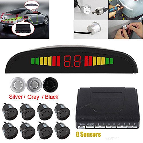 Omnibearing & Intelligent Parking Assistance System Contain Visual Digital LED Display & 8