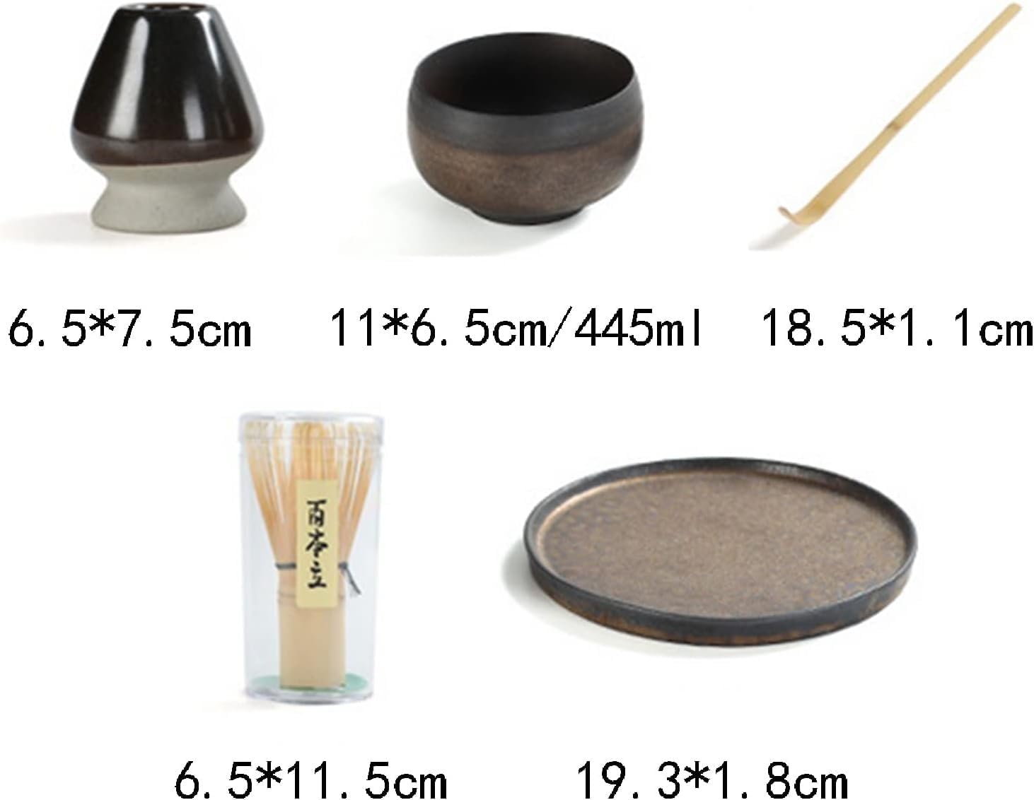 Japanese Matcha Set, Matcha Whisk Set The Perfect Kit for Tea Ceremony Bamboo Accessory, Modern Design and Holder Making Usucha, Koicha and Matcha Latte