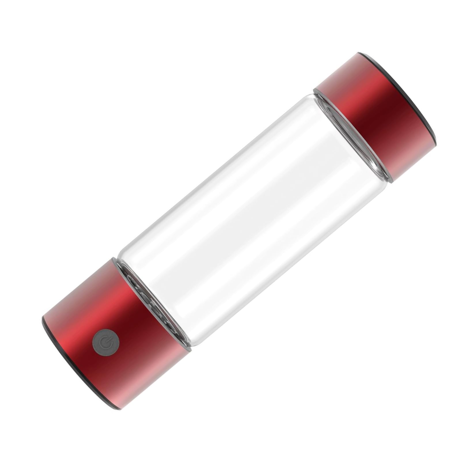 Alomejor Hydrierte Wasserflasche 460 Ml SPE PEM-Technologie für Energie und Flüssigkeitszufuhr Unterwegs (Rot)