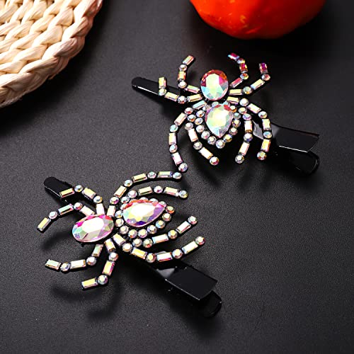 Halloween Hair Clips Gothic Large Red Spider Alligator Duckbill Hair Pins For Women Halloween Hair Accessory Cosplay Costume Party Hair Pieces #TOP3