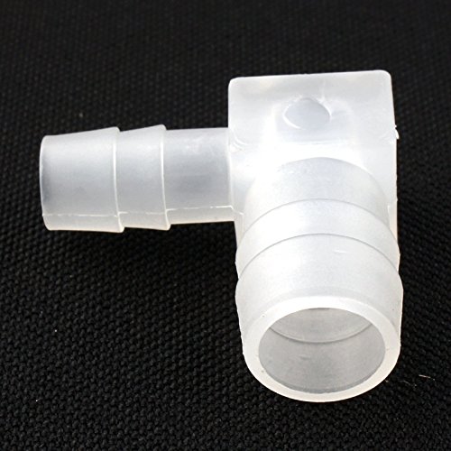 4 * 8 mm Conector de tubo de tres vías de empuje tipo L de 3 piezas Conector de manguera de vacío para suministro de agua y drenaje