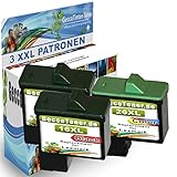 2x Lexmark 16 xl recycled mit 21ml XL-Füllmenge für maximale Druckkapazität!