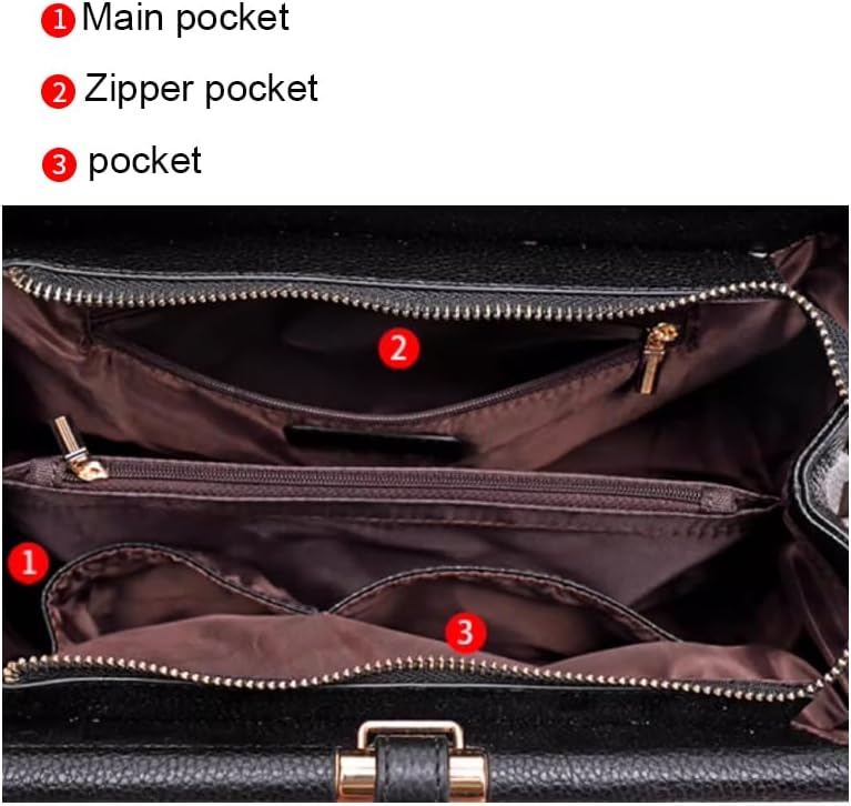 Genuine Leather Crocodile Print Handbag - Large Capacity, Detachable Strap, Color-blocked, Women's Cross-body Tote - Image 3