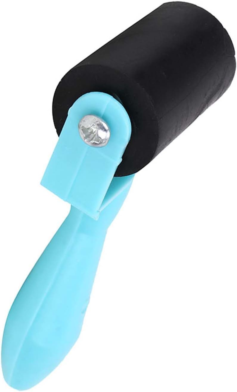 Sorandy Rubber Printmaking Brayer Ink Roller for Art Stamping, Durable Modeling Tool for Long-term Use, 3.5cm Plastic Handle Printmaking Tool for Painting Tools, Tools, Printing (Green)