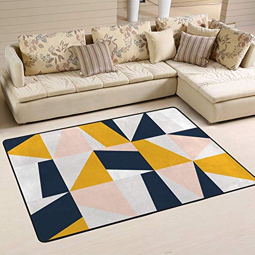 Tapis de sol intérieur géométrique vibrant pour dynamiser votre salon