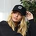 VINTAGE HAVANA Rise 19 Trucker Hats Women & Men Black/White | Western Retro Adjustable Snapback Hat | Preppy Cute Trendy Fashion Baseball Cap