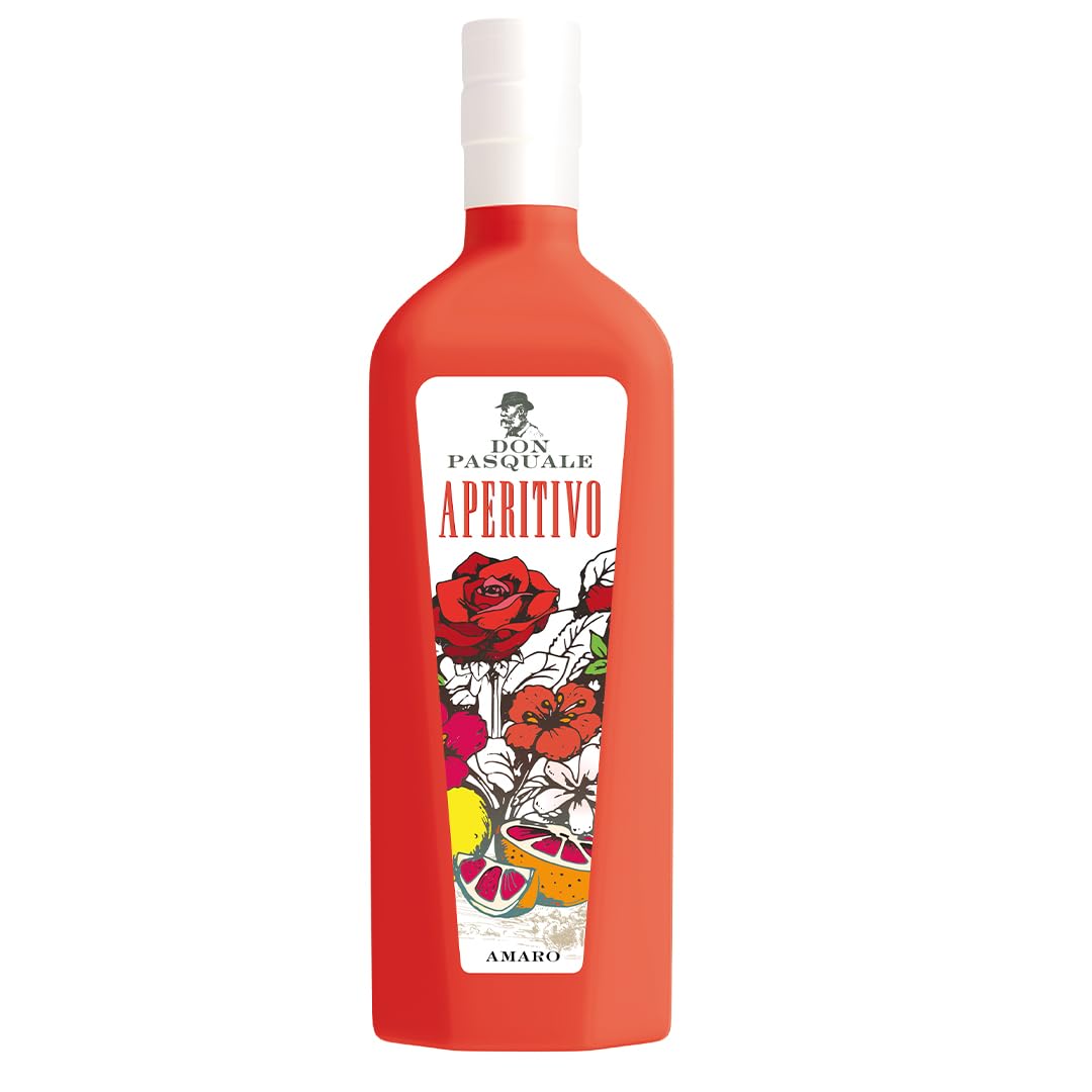 Don Pasquale Aperitivo – italienischer Aperitif Likör, bittersüßer Geschmack für Cocktails & Genussmomente | 1 x 0,7l