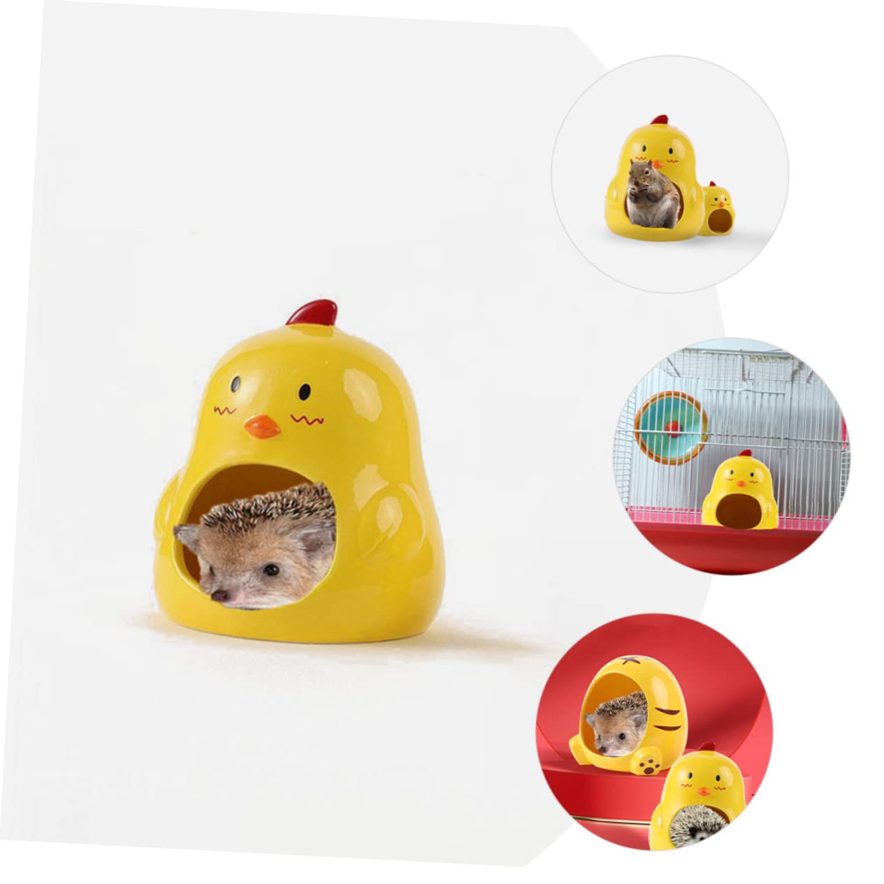 Keramik Hamsternest mit Sicherem Versteck, Kleiner Schlafplatz für Zuhause