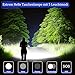 Jayxinli Taschenlampe LED Aufladbar 500,000 Lumen, Extrem Hell, Starke, 5 Lichtmodi, Zoombar, 5000 mAh Batte, IPX7 Wasserdicht Taschenlampen für Camping, Outdoor, Notfäll