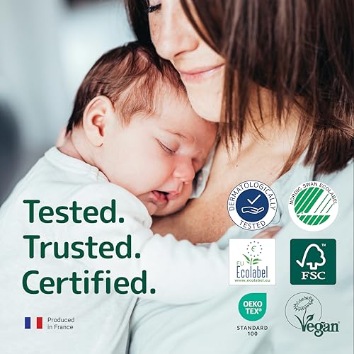 Image of Bambo Nature Premium Baby Tape Diapers for Premature Baby XXS Size (1-3 Kgs) - Super Absorbent, Breathable, Extra Soft, Dermatologically Tested, Hypoallergenic Nappies With Wetness Indicator, 24 Count