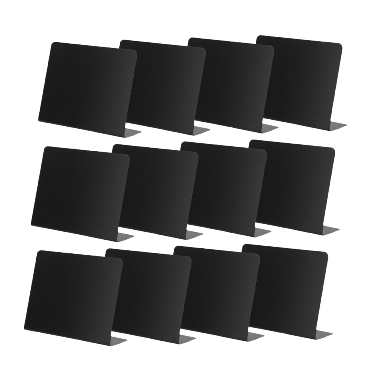 NUOBESTY 60pezzi Mini Lavagna Nera Da Tavolo Da Etichette Prezzo Riutilizzabili Per Buffet Ristoranti e Feste Piccole Lavagnette Decorative Per Segnaposto e Menu