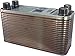 Duda Energy HX1240:F34 B3-12A 40 Plate Stainless Steel Heat Exchanger with 3/4
