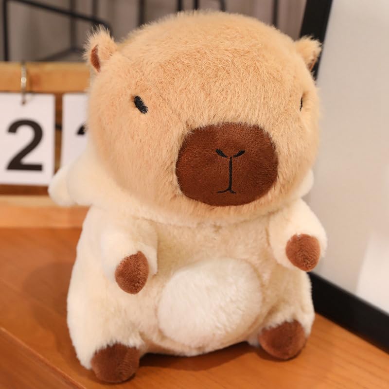Miniatura 3 de Lindo disfraz de oso de Capybara de peluche Kawaii Capibara de peluche, juguete de peluche suave, regalo de cumpleaños, decoración de fiesta para