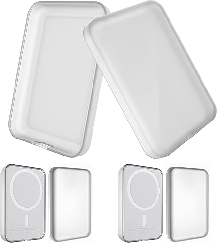 Paquete de 2 fundas compatibles con la funda de batería Magsafe, ultrafina de poliuretano termoplástico a prueba de golpes, delgada, resistente a