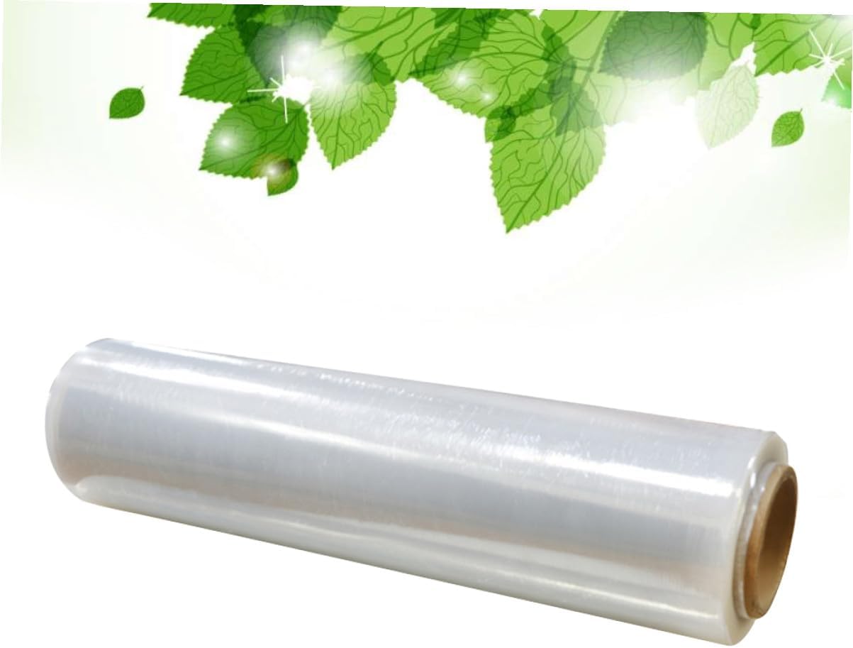 Cabilock Food Plastic Wrap 30cm X 3000ft Household Disposable Packaging Film Preservation Cling Film for Fruit Vegetable Storage Kitchen Use