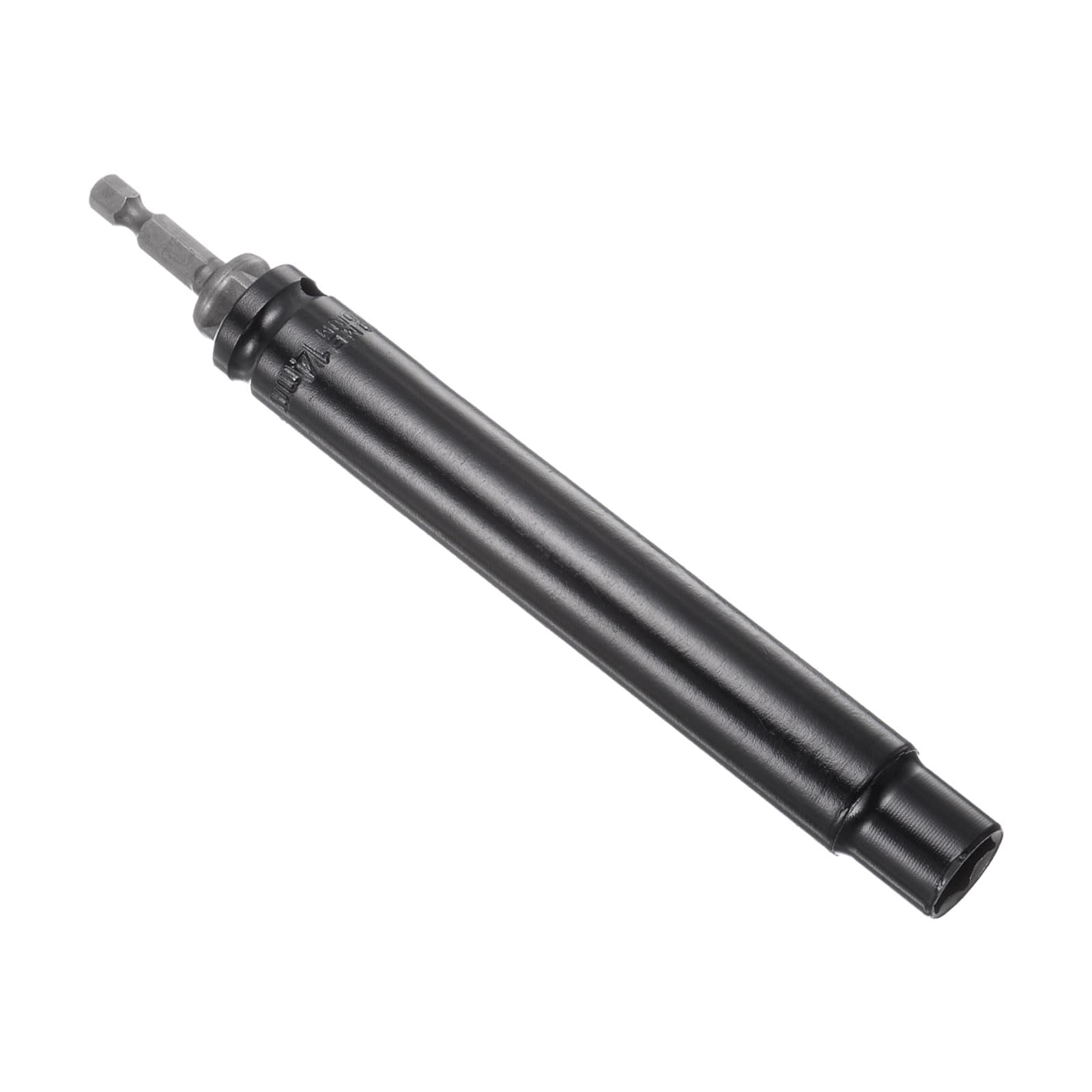 CoCud Extra Long Hollow Socket, 14mm Size 200mm Length 1/4" Hex Shank, 6-Point Quick-Change Deep Well Power Nut Driver - (Applications: for Long Threaded Rod/Bolts)