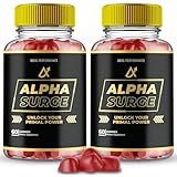 Alpha Surge Gummies, Official Alpha Surge Gummies for Men - Maximum Strength Performance, All Natural Support Overall Health and Wellness, AlphaSurge Advanced Formula Support Gummy Reviews (2 Pack)