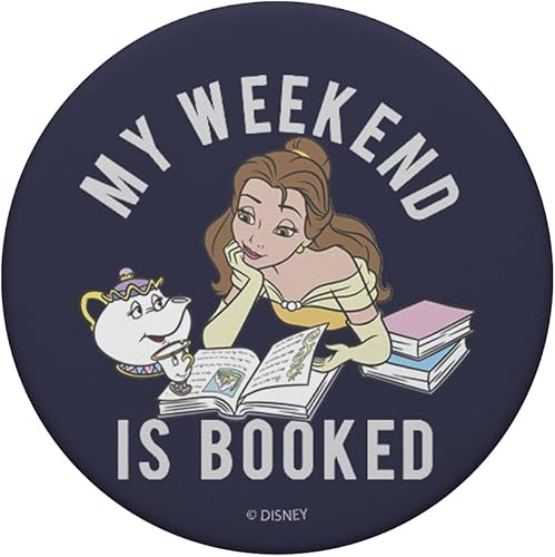 Miniatura 3 de Disney Beauty And The Beast Belle My Weekend Is Booked PopSockets Standard PopGrip