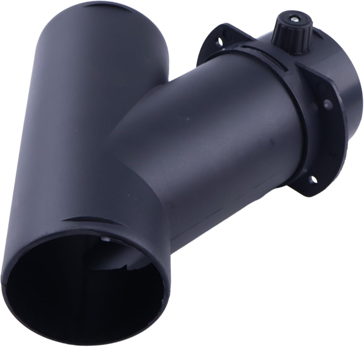 75mm Y-Branch Y Shape 3 Way Air Ducting Vent Elbow Pipe Air Duct Connector with Adjustable Knob and Closeable Flap Compatible with Eberspacher Webasto Propex Air Diesel Parking Heaters