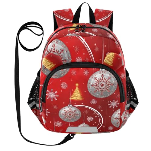 Sac à dos avec laisse flocon de neige pour sécuriser les balades de Noël en famille