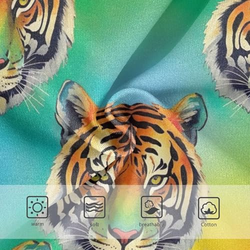 Cartoon Tigers Vibrant Rainbow Panties Little Girl Girls Underwear Toddler Cotton Florals Undies Kids Briefs 2t3