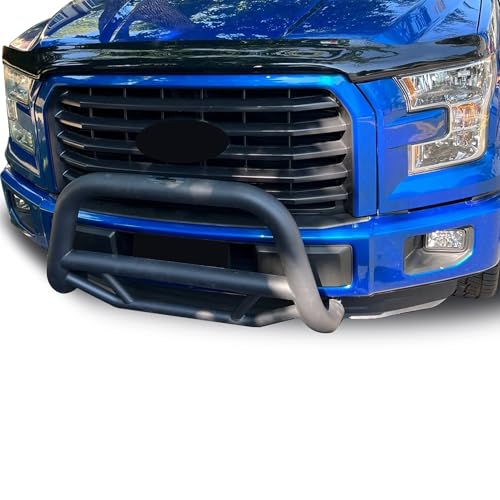 Image of Black Horse Max Bull Bar No Skid Plate Black Compatible with 03-17 Ford Expedition / Lincoln Navigator|04-26 Ford F-150-MBB-FOE2011