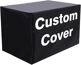 Custom Size Dust Cover, Tailored Made Waterproof & Dust-Proof Protective Cover for Patio Furniture, Equipment & Tools, Rv Trailer, Outdoor AC Protection Covers, Bespoke Non Standard Size Fitted Shield
