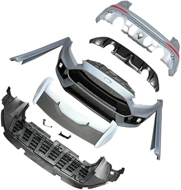 Front Rear Bumper Body Kit Compatible for Ford Focus RS 2015 Tail Wing Retrofit/Upgrade Auto Parts