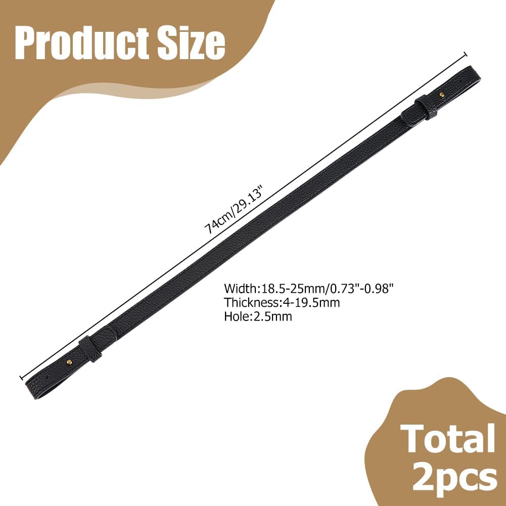 Purse Straps Imitation Leather Bag Punch-Free Shoulder for Small Bags Handbag Clutch Replacement Accessories - Image 2