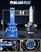 Marsauto D4S D4R Bulbs，22000 Lumens 45W 6000K White 600% Brightness, 66440 42402 42402WX Xenon HID Bulbs,Pack of 2