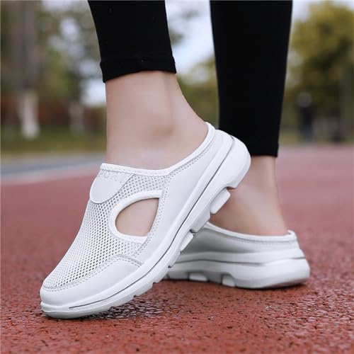 Slip On for Womens&Mens Mules Lightweight Light Open Back Shoes Comfort Orthopedic Walking Shoes Breathable Non Slip Closed Toe Slides Casual Support Slippers Sports Outdoor Sandals Sneakers2