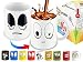 Heat Sensitive Mug | Color Changing Coffee Mug | Funny Coffee Cup | White Wake Up Funny Face | 11oz 100% Ceramic Mugs| Great Gift Idea