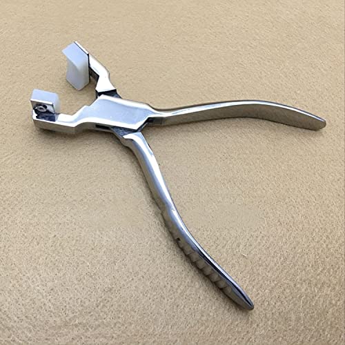 LSXLSD Acero Inoxidable Profesional Evite Lesiones Planas alicates de mandíbula de Nylon for Bricolaje Herramientas de joyería (Color : 1)