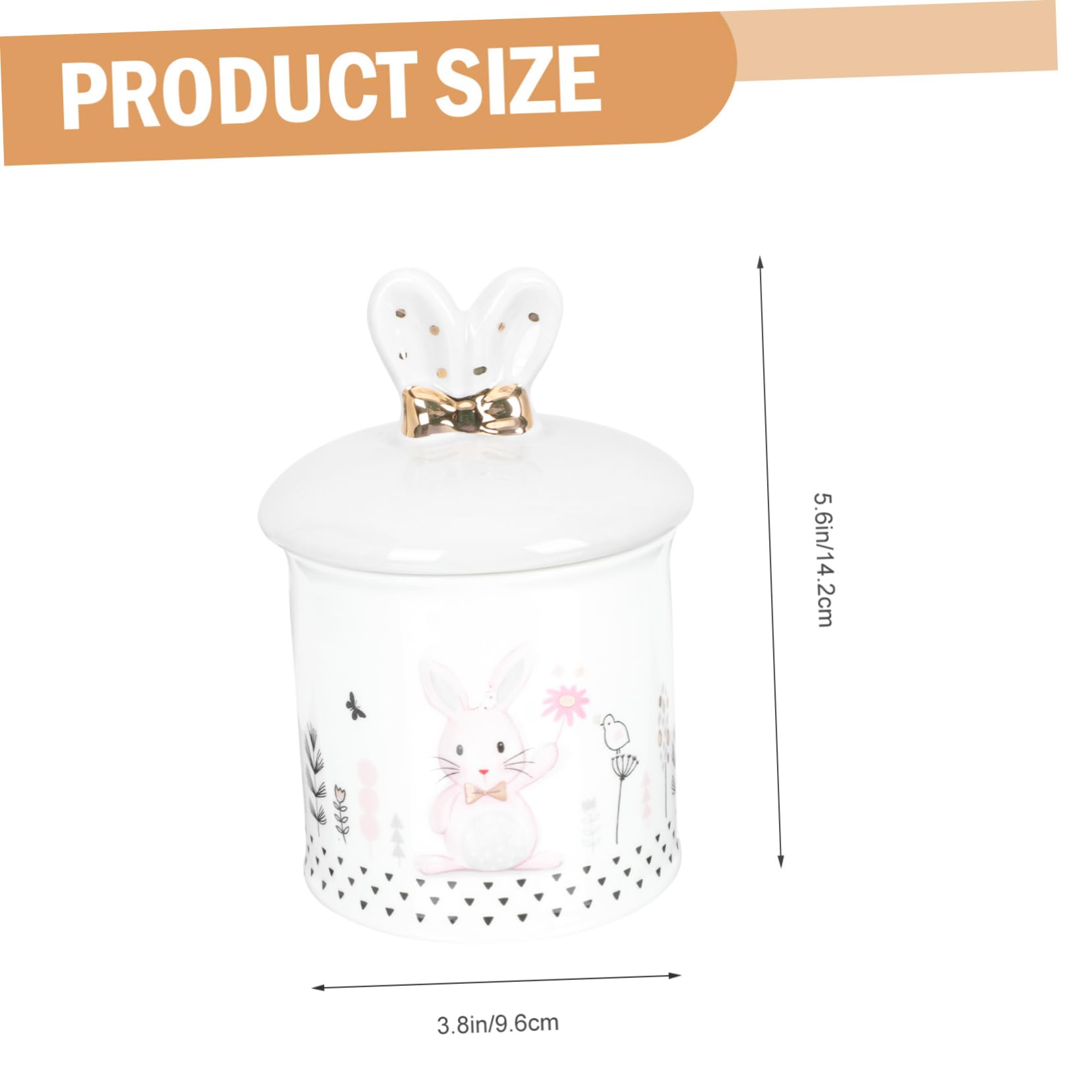 Zerodeko Barattolo Per Tè in Ceramica Contenitore Sigillabile Per Biscotti Barattolo Per Conservazione Domestica Porta Biscotti Coperchio Ermetico Per Tè