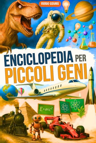 ENCICLOPEDIA PER PICCOLI GENI: Un viaggio tra Scienza, Natura, Spazio e Curiosità, alla scoperta del mondo che ci circonda. Un libro illustrato a colori per bambini dai 7 ai 10 anni