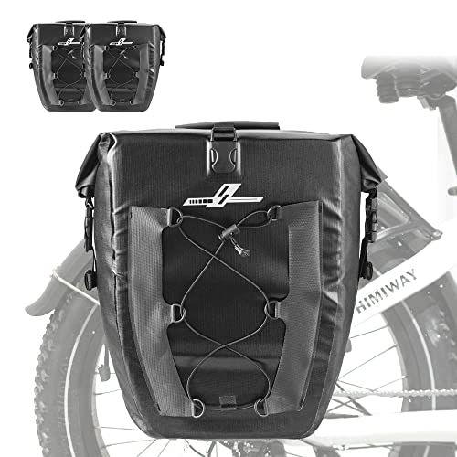 Himiway Bike Bag 2 Pack Waterproof Bike Pannier 27L Large Capacity Bike Extensible Saddle Bag For Bicycle Cargo Rack With Rain Cover For Grocery Touring Cycling #TOP10