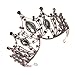 Affidabile Shinestone Bride Tiara Retro Baroque Crystal Crown Brown Compleanno Principessa Principessa Fascia Moda Donna Copricapo Compatibile con gioielli per capelli da sposa Pageant Brown Brown Pra