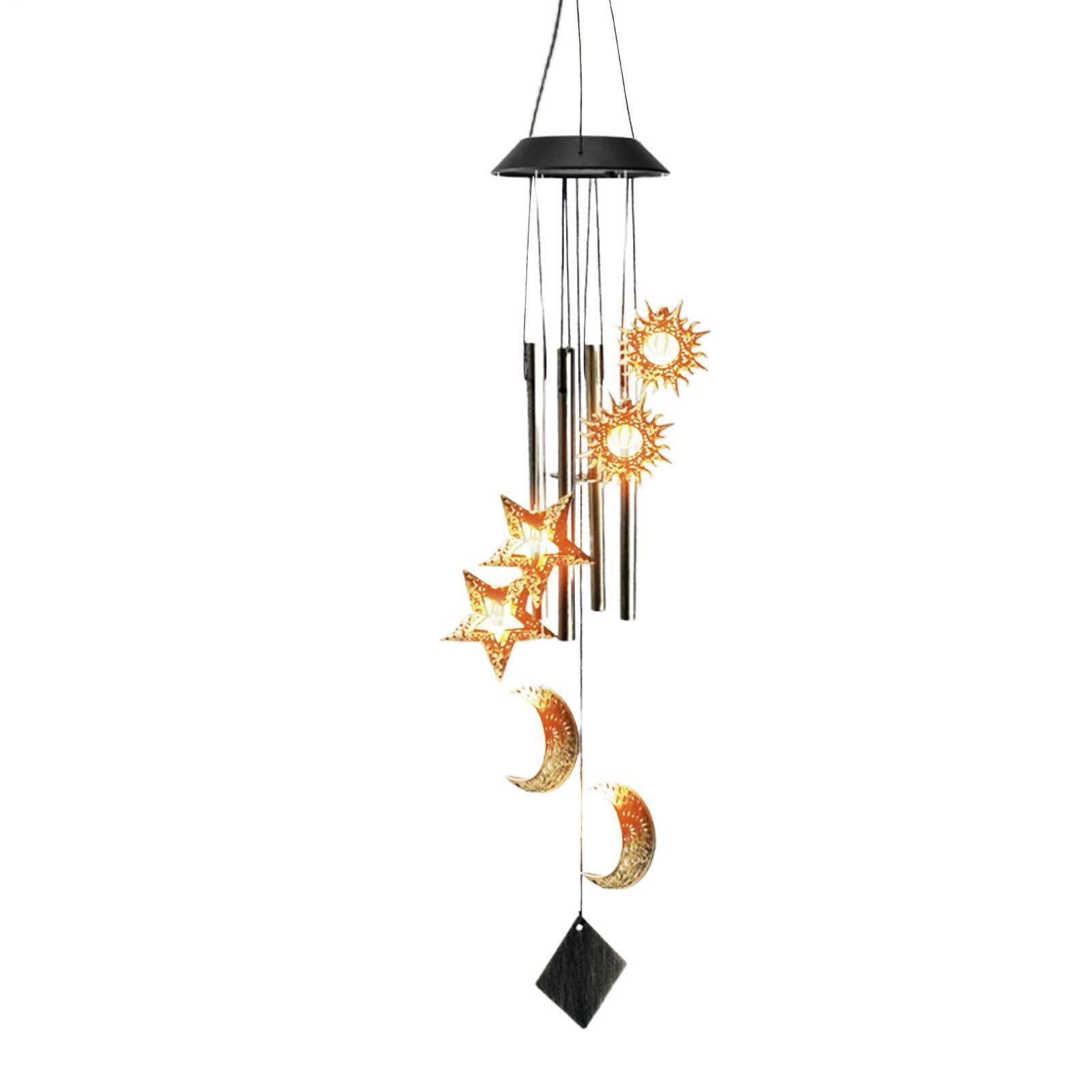 Carillons éoliens lumineux comme cadeau de fête des mères pour décorer la maison de maman