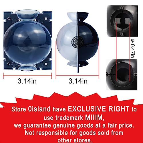 Miiim 10 Pcs Air Layering Propagation Kit With Zip Ties, Reusable Half Transparent Grafting Ball, Air Layering Pods Clear, Plant Rooting Grafting Box For Fast Propagation Plants (Medium) #TOP1