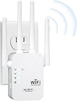 Xilkoze WiFi Extender Signal Booster: 6000 Sq Ft Coverage, 35+ Devices, 300Mbps Home & Outdoor Internet Booster