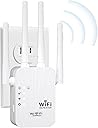 WiFi Extender,WiFi Extender Signal Booster for for Home & Outdoor,Device Servers Covers Up to 6000 Sq. ft and 35 Devices,Internet Booster