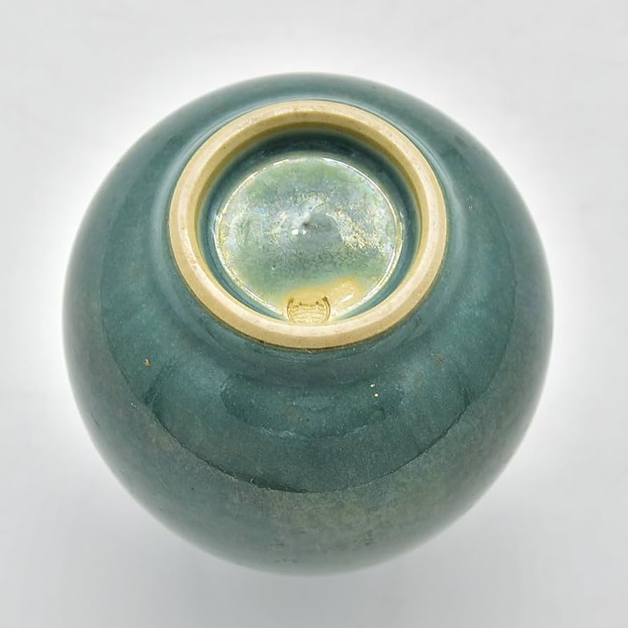 花器 緑釉線紋 小杉焼 池上栄一 氏作 共箱入 花器 緑釉線紋 小杉焼 池上栄一 氏作 共箱入 Amazon.co.