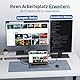 acer USB C auf HDMI Kabel 4K@60Hz, Thunderbolt 3/4 kompatibel, Aluminium+Nylon, Typ-C zu HDMI für iPhone 15/16 Pro Max, MacBook iPad Pro/Air, iMac, Surface Book 2, Samsung S24, Pixelbook usw. -2m