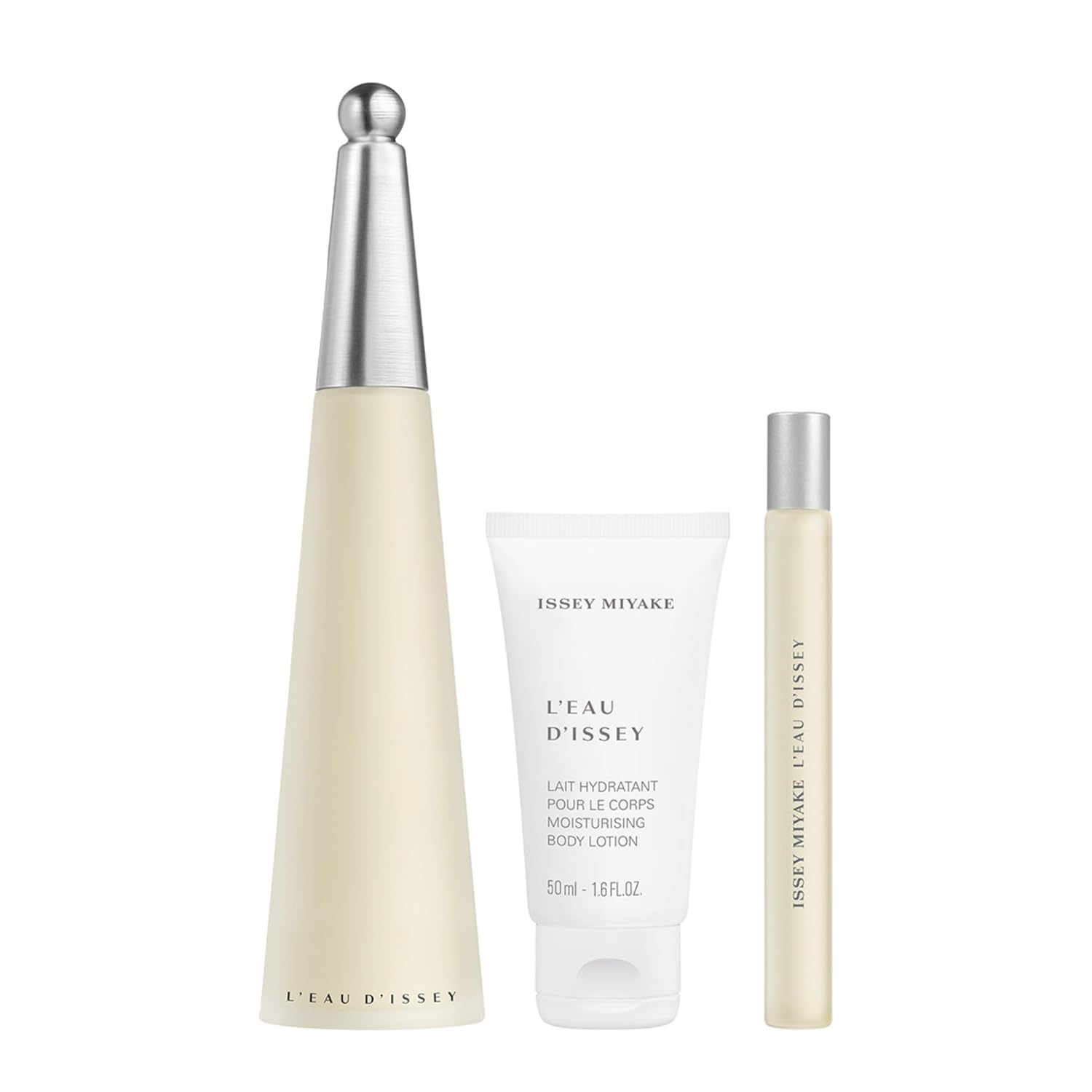 Issey Miyake L'Eau d'Issey Eau de Toilette Holiday Fragrance Set for Women - Includes Eau de Toilette (100 mL), Moisturizing Body Lotion (50 mL) & Eau de Toilette Purse Spray (10 mL)