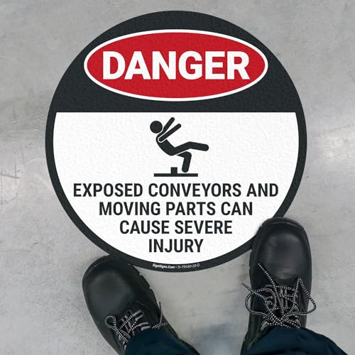 Danger Exposed Conveyors and Moving Parts Can Cause Severe Injury