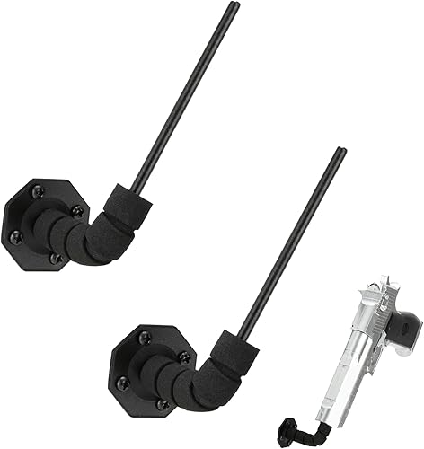 Miniatura 8 de Soporte oculto para pistola de 9045 grados, para almacenamiento en interiores, montaje en pared y múltiples superficies