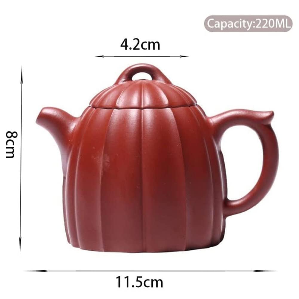 Chiński zestaw do herbaty Gongfu 220 ml Fioletowy czajniczek Słynny czajniczek do podróży, domu, na zewnątrz i do biura