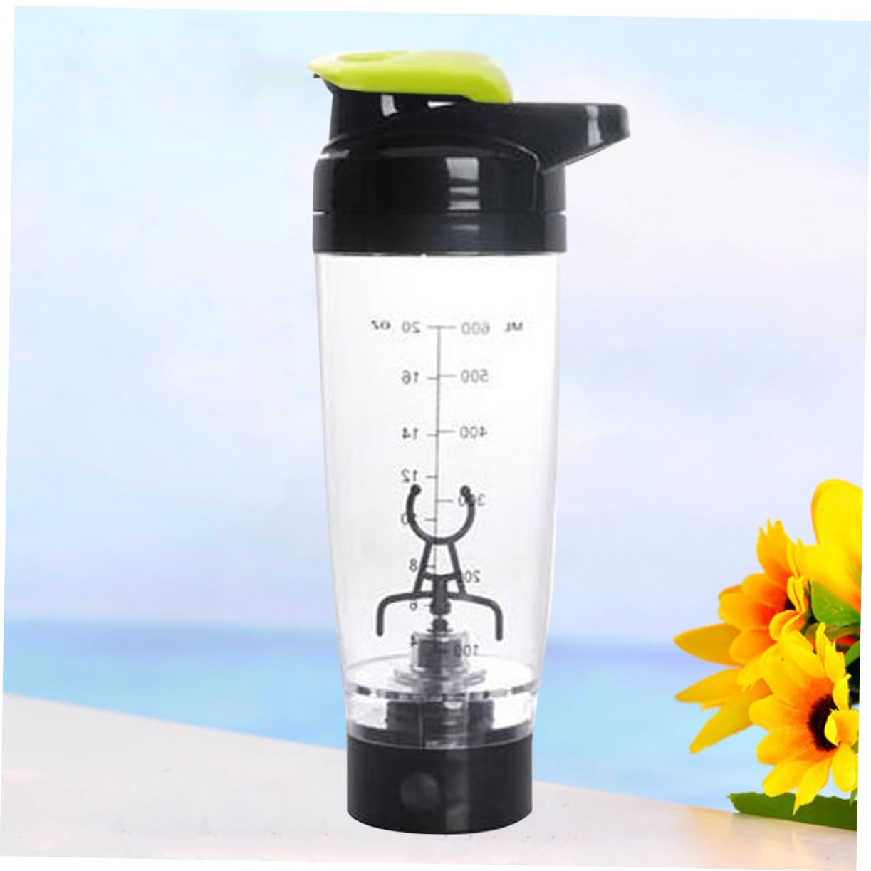 Amosfun Bicchiere Shaker Elettrico Mixer Portatile Per Proteine Con Miscelazione Automatica Batteria e Facile Da Per Fitness e Smoothie